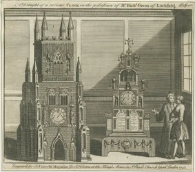 Lichfield - Orologio da Altare Musicale: incisione