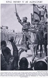 Re Enrico ad Agincourt 1415 d.C., c.1950