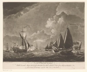Flotta in un mare agitato