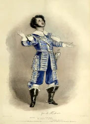 I Puritani con Giovanni Rubini come Arturo (creato il ruolo) dalla prima produzione a Parigi, Théâtre-Italien