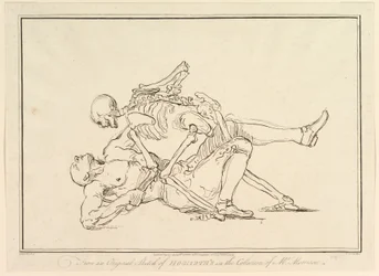 Da uno schizzo originale di William Hogarth nella collezione del signor Morrison, 1 marzo 1782