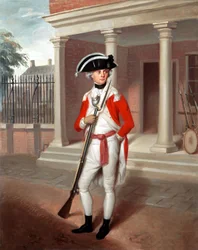 Tenente George Belson, Corpo dei Marines, Chatham, c.1780