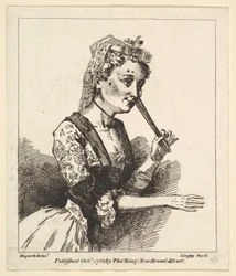 Donna sorpresa da Morning di Hogarth