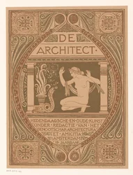 Progetto di copertina per: De Architect, 1911