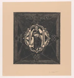 Progetto di copertina per: Wendingen, 1918