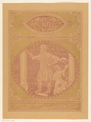 Progetto di copertina per: De Architect, 1911
