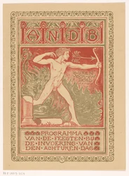 Progetto di copertina per: Programma delle feste per l