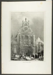 Facciata della chiesa di Brou