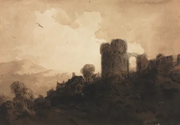 Paesaggio con Castello in Rovina