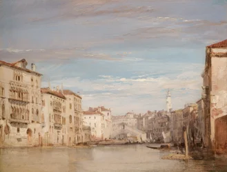 Il Canal Grande, Venezia, verso il Rialto