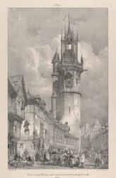 Torre del Gros-Horloge, costruita sotto il dominio inglese nel 1417