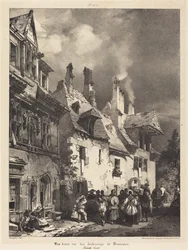 Veduta di una strada nei sobborghi di Besançon (View of a Street in the Outskirts of Besançon)