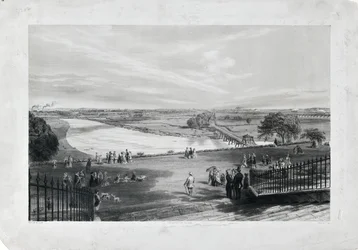 Avenham  Miller Park, 1870 circa (litografia colorata su carta)