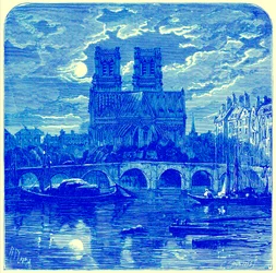 Cattedrale di Notre Dame, illustrazione da 