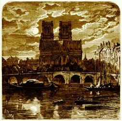 Cattedrale di Notre Dame, illustrazione da 
