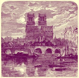 Cattedrale di Notre Dame, illustrazione da 