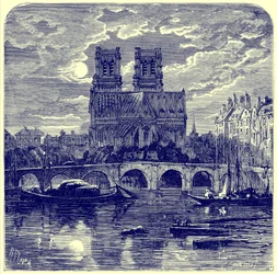 Cattedrale di Notre Dame, illustrazione da 