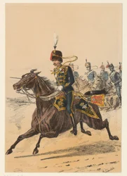Militare britannico (Nove rappresentazioni di uniformi militari britanniche)