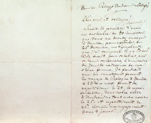 Lettera manoscritta di Richard Wagner a Luigi Mancinelli, 10 dicembre