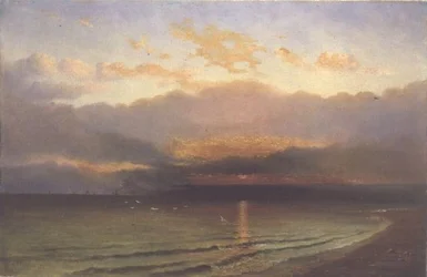 Tramonto sulla costa dello Yorkshire