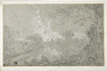 Rive del fiume Dee presso Eaton Hall, Cheshire, c.1759