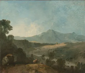 Cader Idris, con il fiume Mawddach, c. 1774