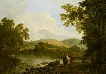Cicerone e i suoi due amici, Attico e Quinto, nella sua villa ad Arpino, 1769-1770