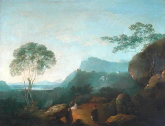 Paesaggio con figure