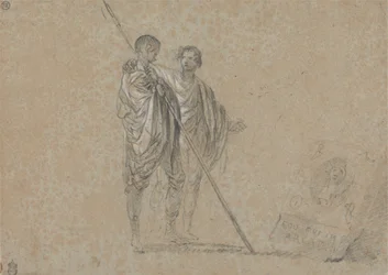Studio di figure per "Una vista della Campagna"