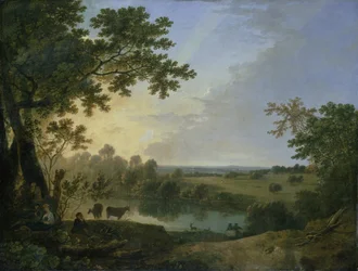 Vista nel Windsor Great Park, primi anni 1760
