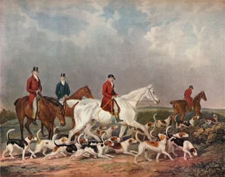 I cani da caccia del conte di Derby, c1823
