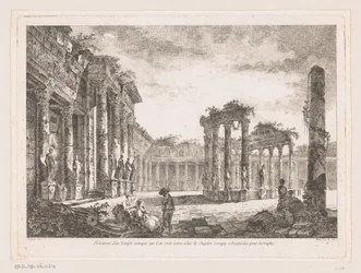 Veduta del Tempio di Giove Serapide