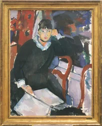 Donna seduta alla finestra o Ritratto di Nel Deurinckx, la moglie dell