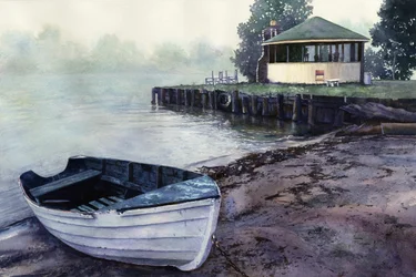 Summer Hideaway, 2001 (acquerello su carta)