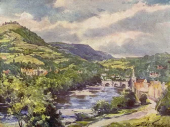 Veduta di Llangollen