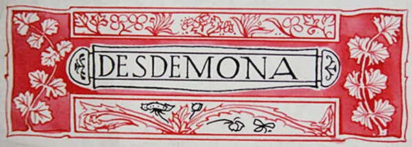 Desdemona, dalle Eroine di Shakespeare di Anna Murphy Jameson