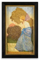 Vendemmia (rilievo in gesso, colorato)