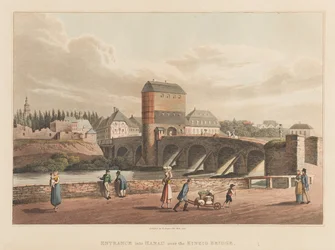 Ingresso a Hanau sul ponte Kinzig, 1814