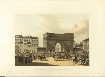 Grande ingresso dei sovrani alleati a Parigi