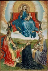 Madonna in gloria con donatore e i santi Pietro e Agostino
