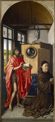 San Giovanni Battista e il francescano Heinrich von Werl