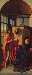 San Giovanni Battista e il maestro francescano Enrico di Werl, 1438, c1934