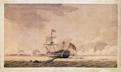 La nave britannica Queen, 1 giugno