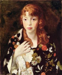 Edna Smith in un Abito Giapponese, c.1915