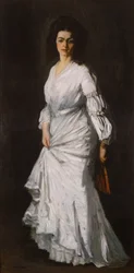 Donna in bianco: Ritratto di Eugenie Stein
