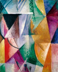 Finestra, studio per tre finestre