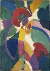 Donna con parasole, 1913