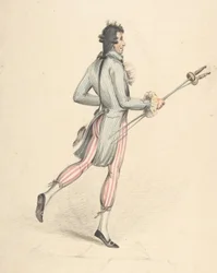 Disegno di costume, XVIII-XIX secolo