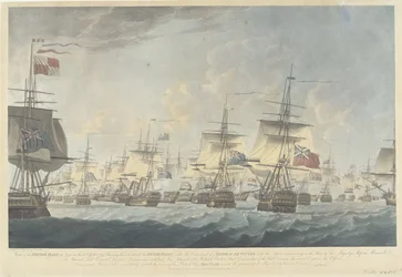 Battaglia di Camperdown (1797): attacco della flotta britannica
