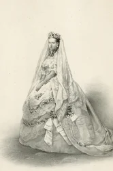 S.A.R. Alexandra Principessa di Danimarca (cromolito)